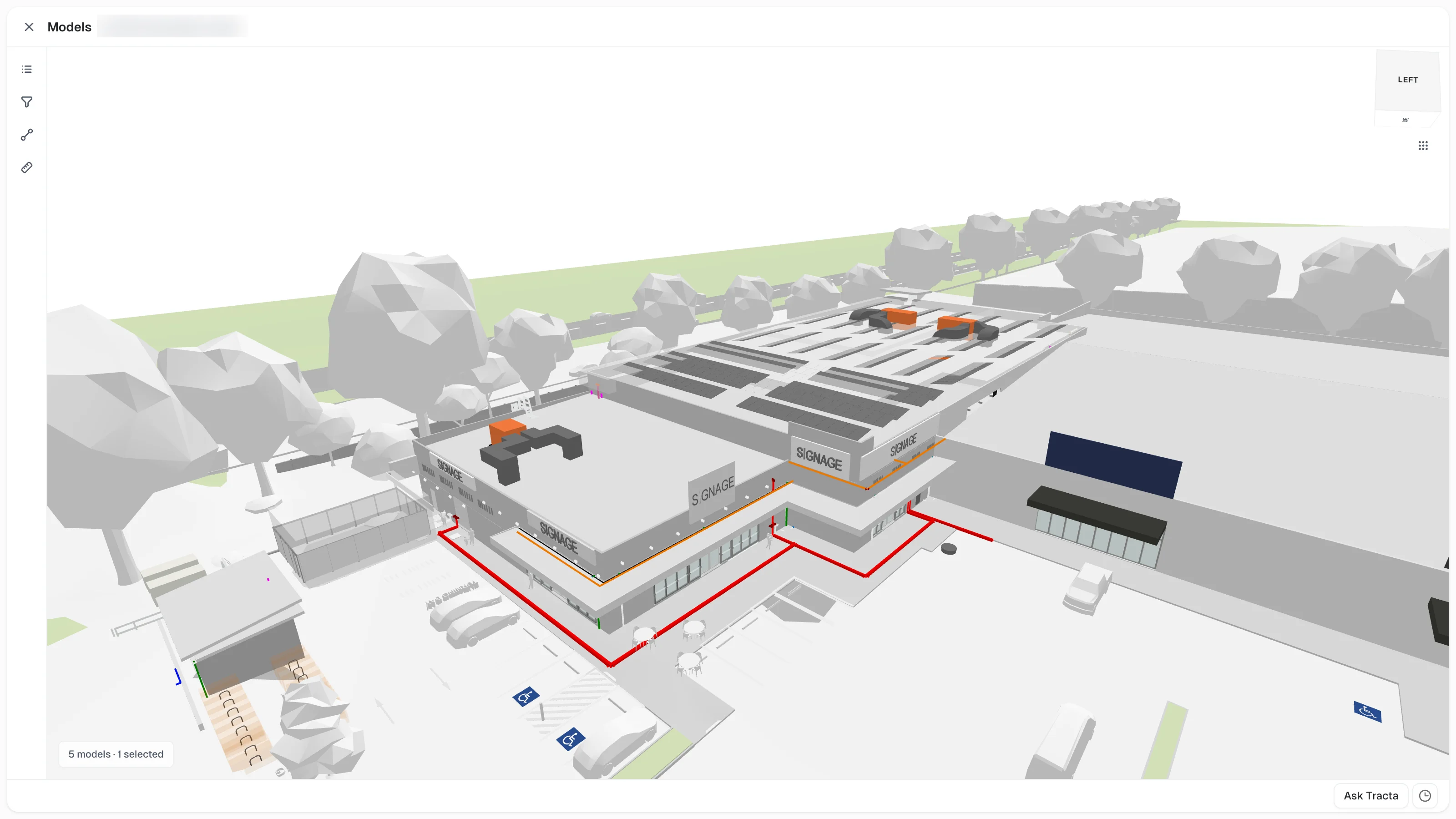 The IFC model viewer